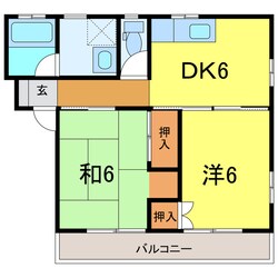 ハーモニアスYOUの物件間取画像